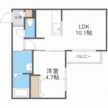 イルセントラレ南１２条の物件間取画像